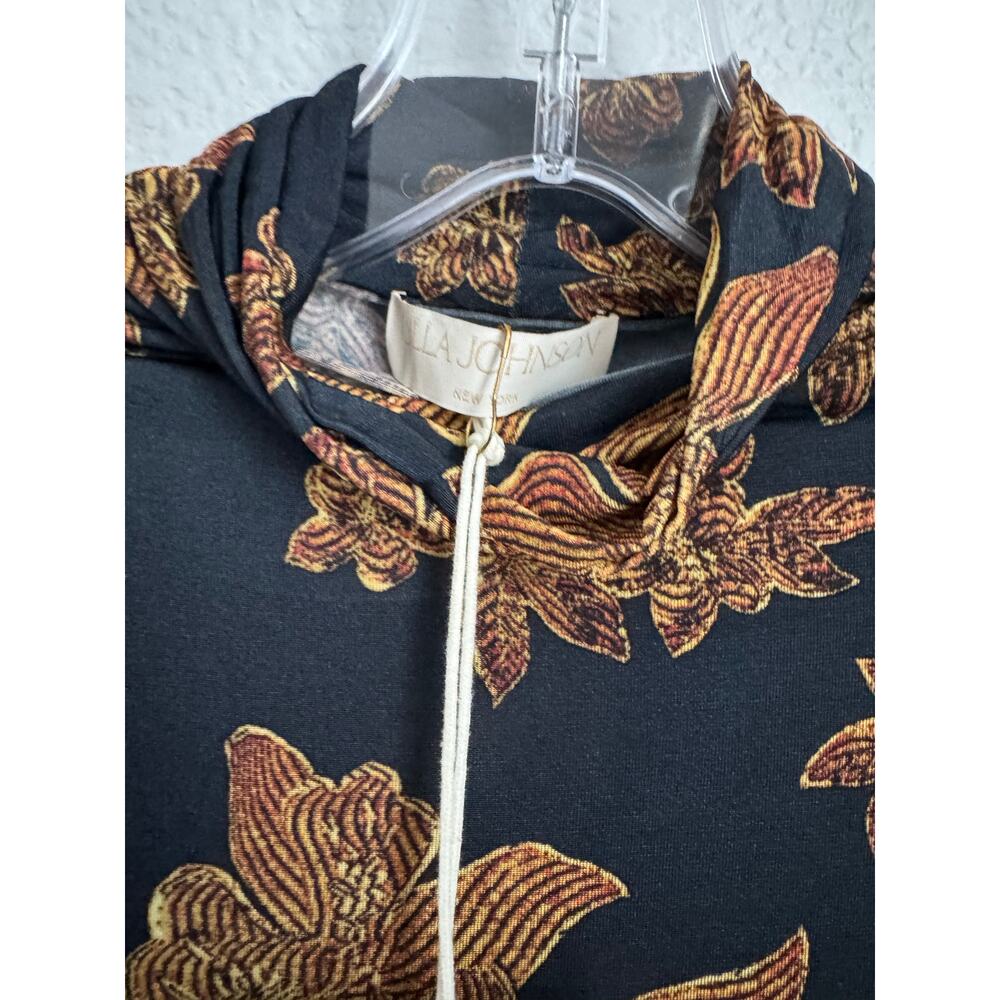 Ulla Johnson Aurelia Turtleneck Top in Onyx NWT - image 5